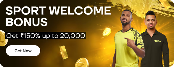 Engaging Promotional Banner with Two Players - Highlighting the Sport Welcome Bonus